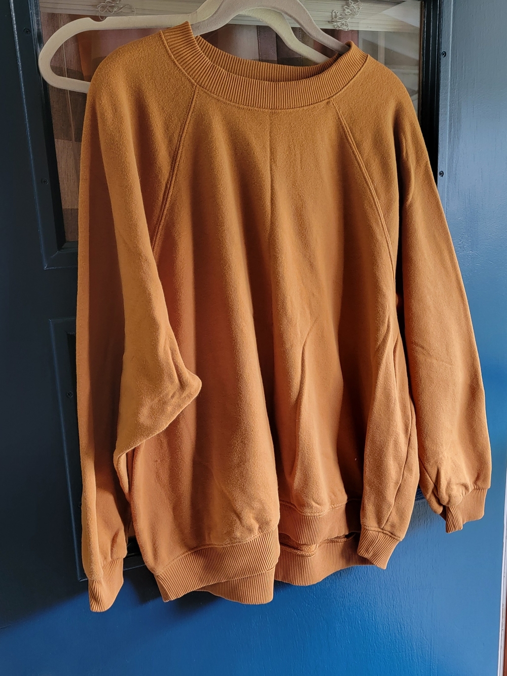 American Eagle Outfitters Crewneck Sweatshirt in Pumpkin